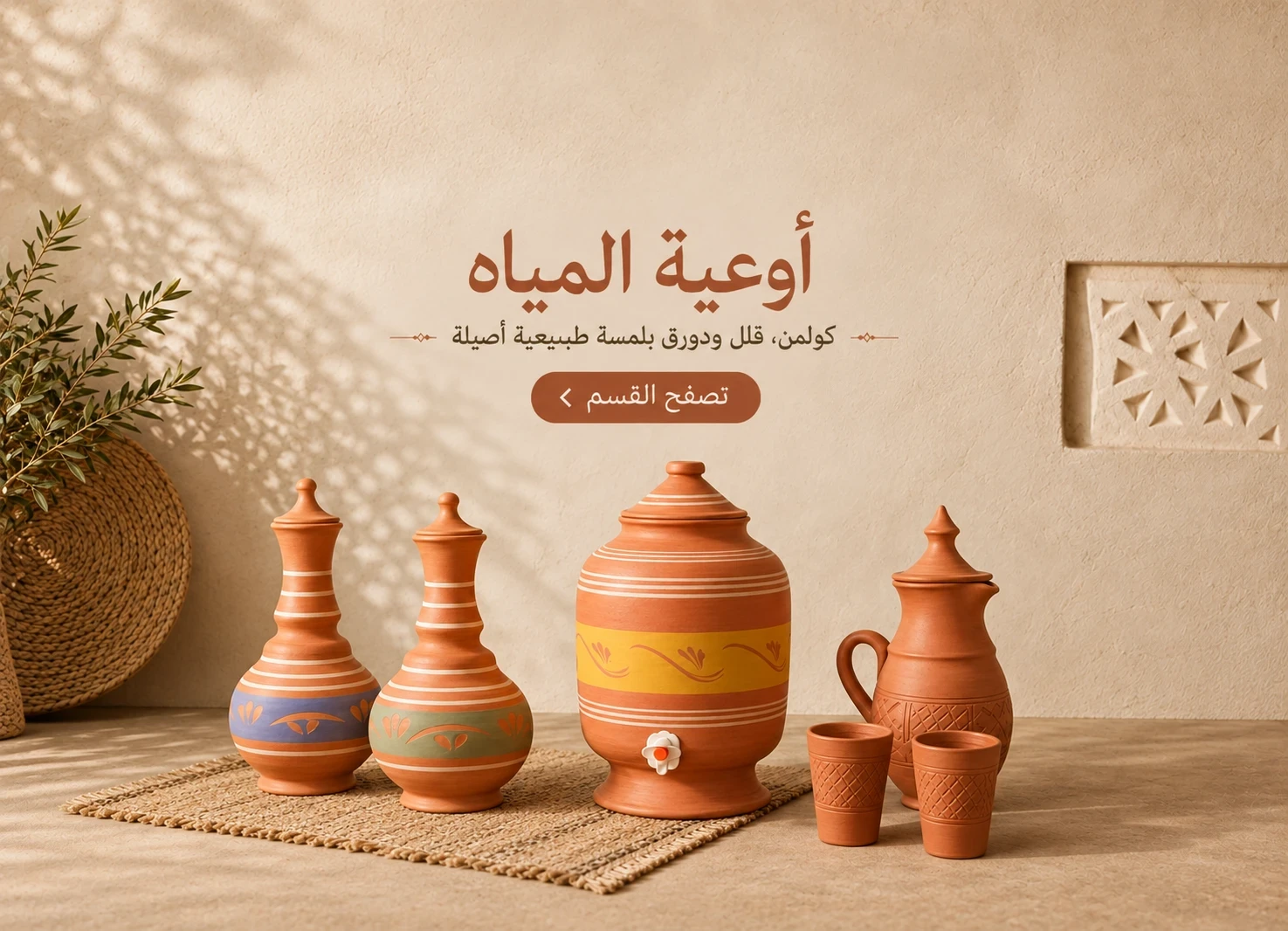 أوعية المياة